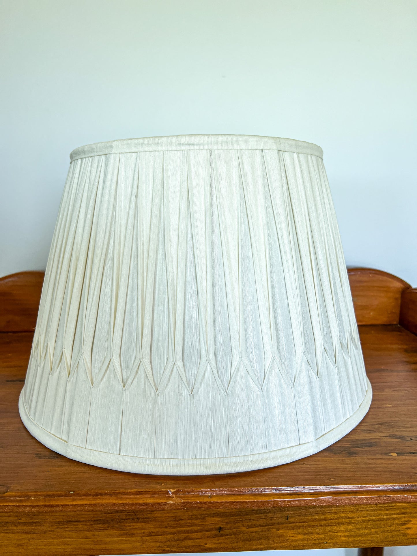 SALE William Silk Gathered Smock Pleat Lampshade