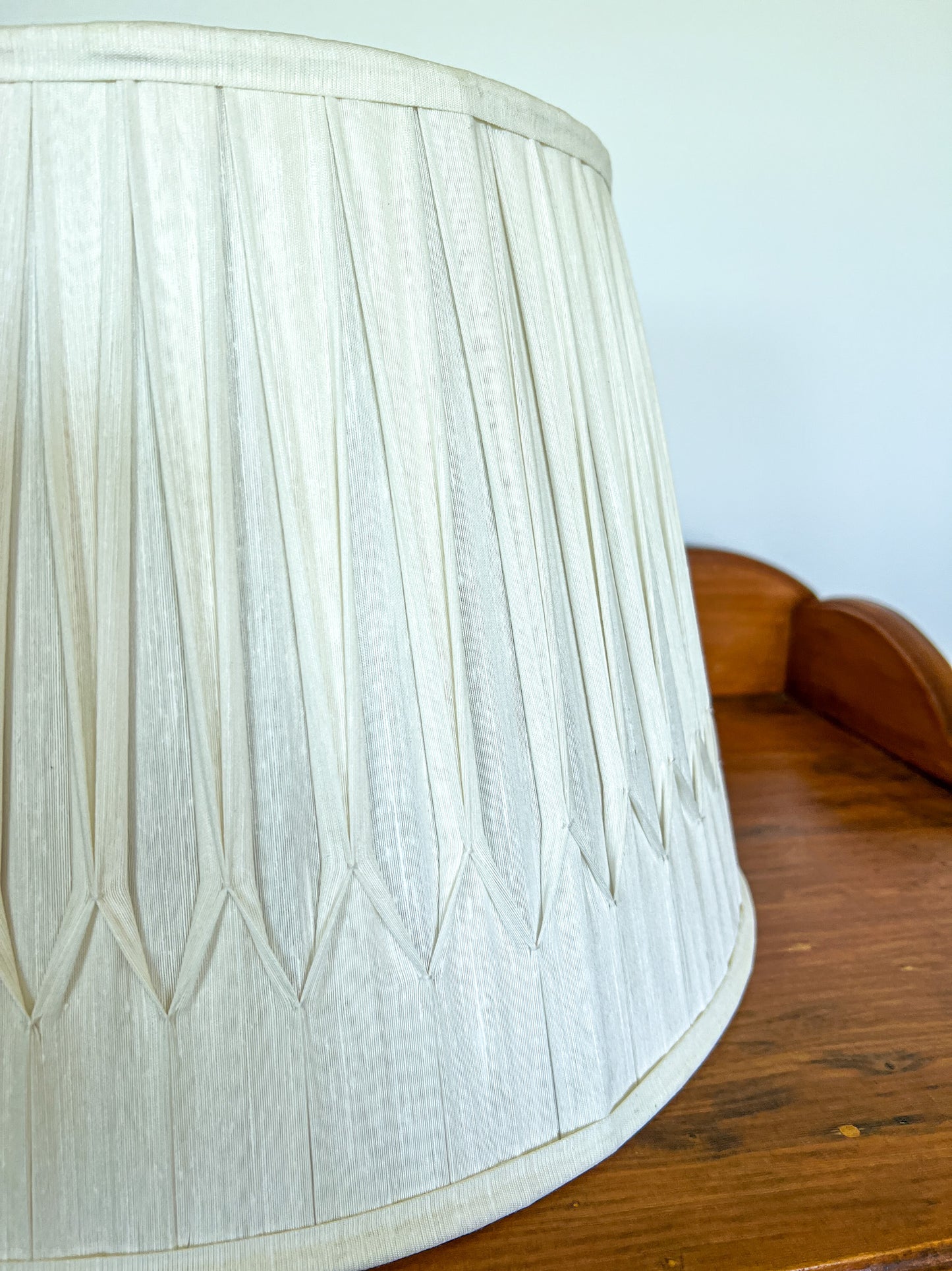 SALE William Silk Gathered Smock Pleat Lampshade