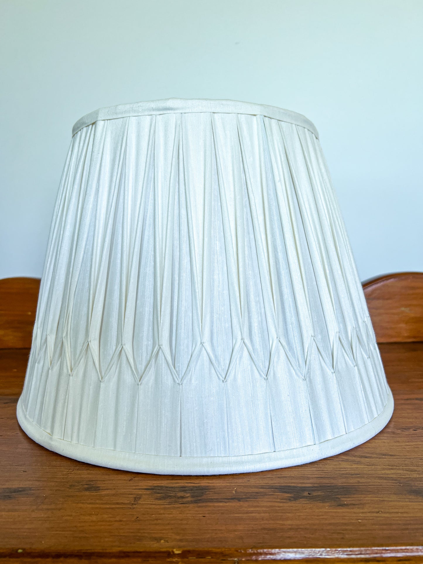 SALE William Silk Gathered Smock Pleat Lampshade