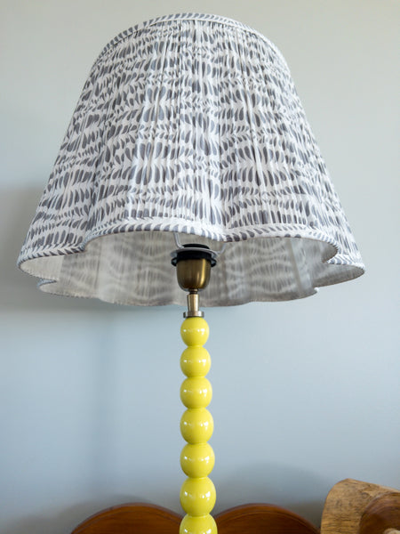 SALE Elaine Block Printed Pleated Lampshade