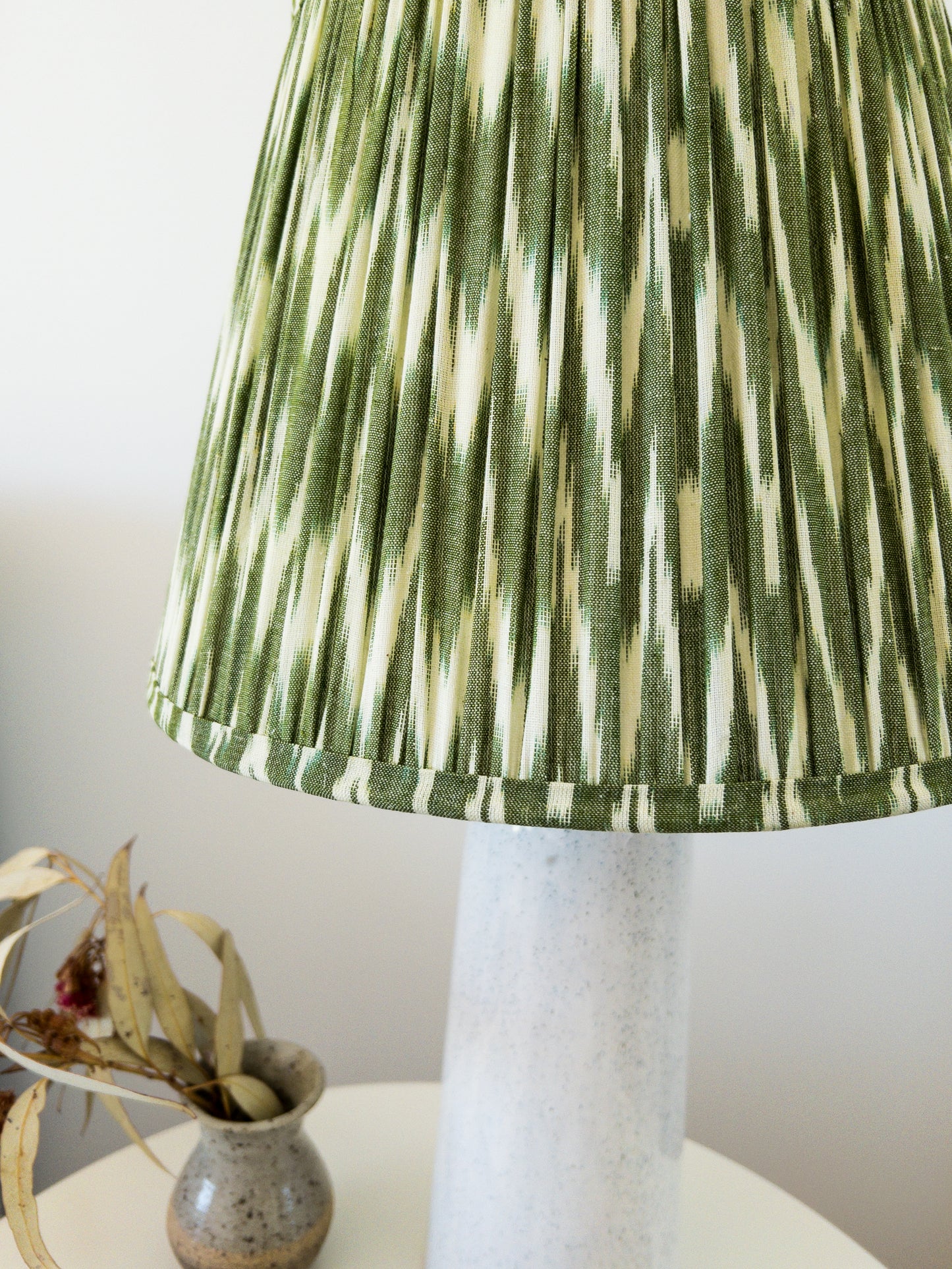 SALE Thomas Ikat Printed Pleated Lampshade