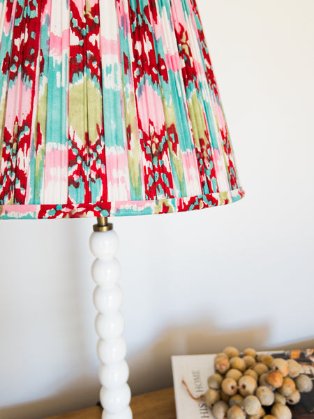 SALE Rosie Ikat Printed Pleated Lampshade