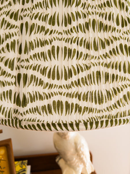 SALE Jodie Block Printed Pleated Lampshade