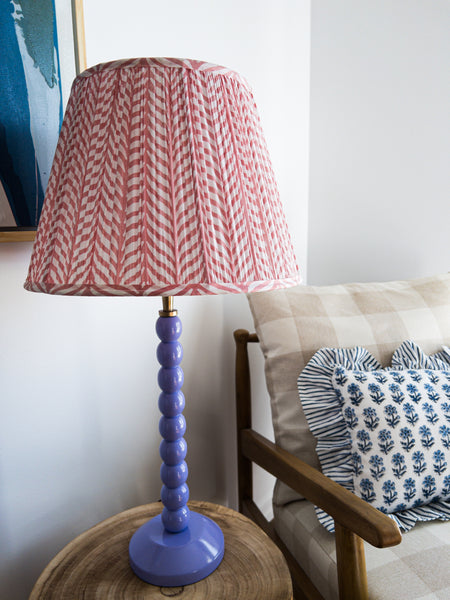 SALE Lavender- Hand Turned Timber Lamp Base