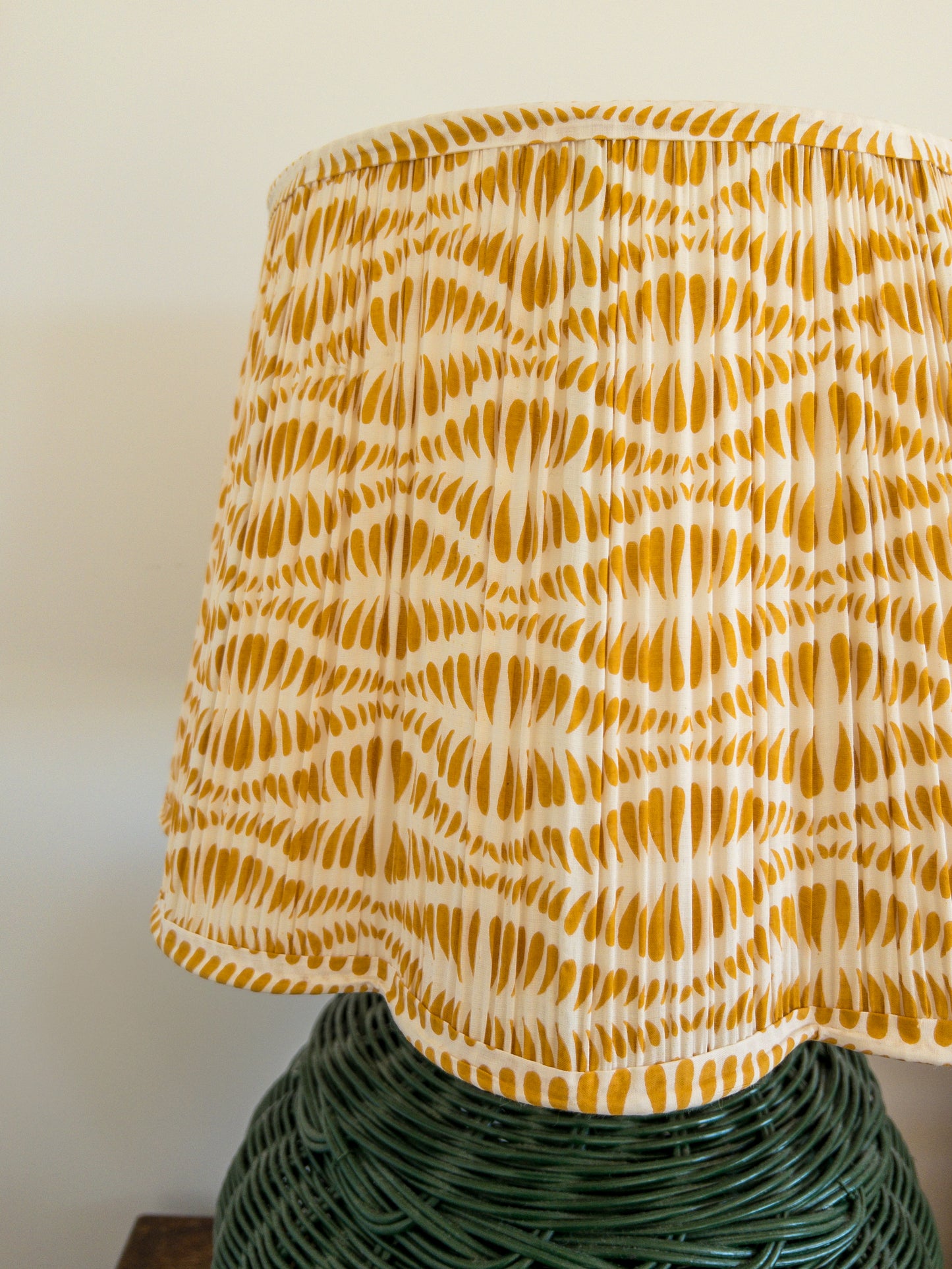 SALE Abby Block Printed Pleated Lampshade