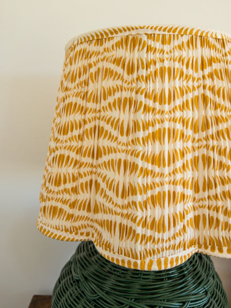 Abby Block Printed Pleated Lampshade