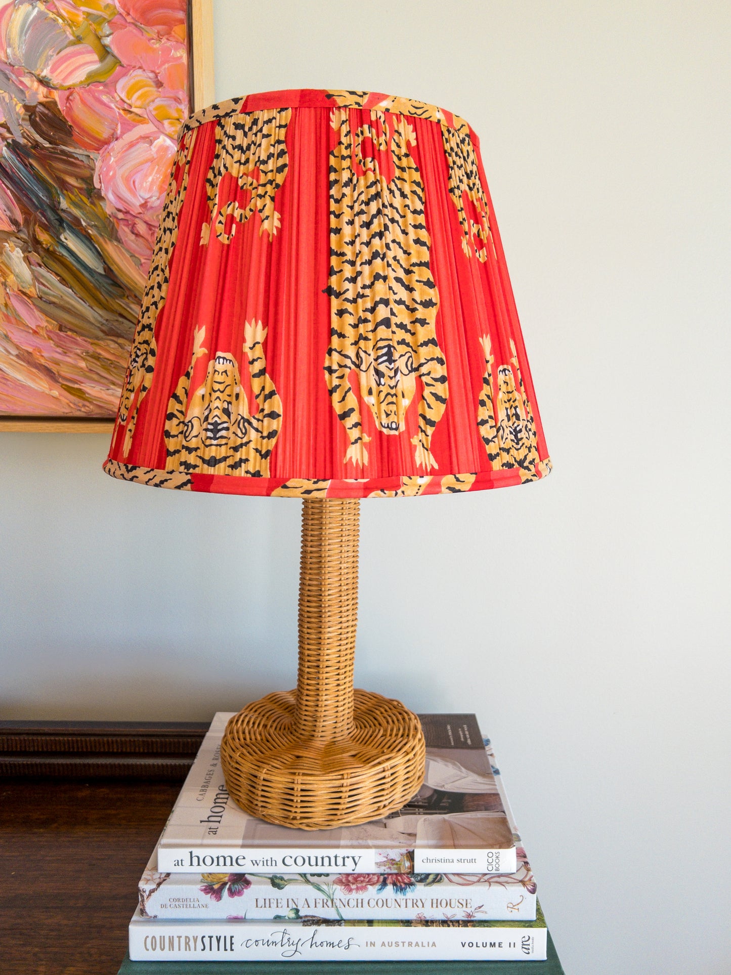 SALE Joseph Block Printed Pleated Lampshade