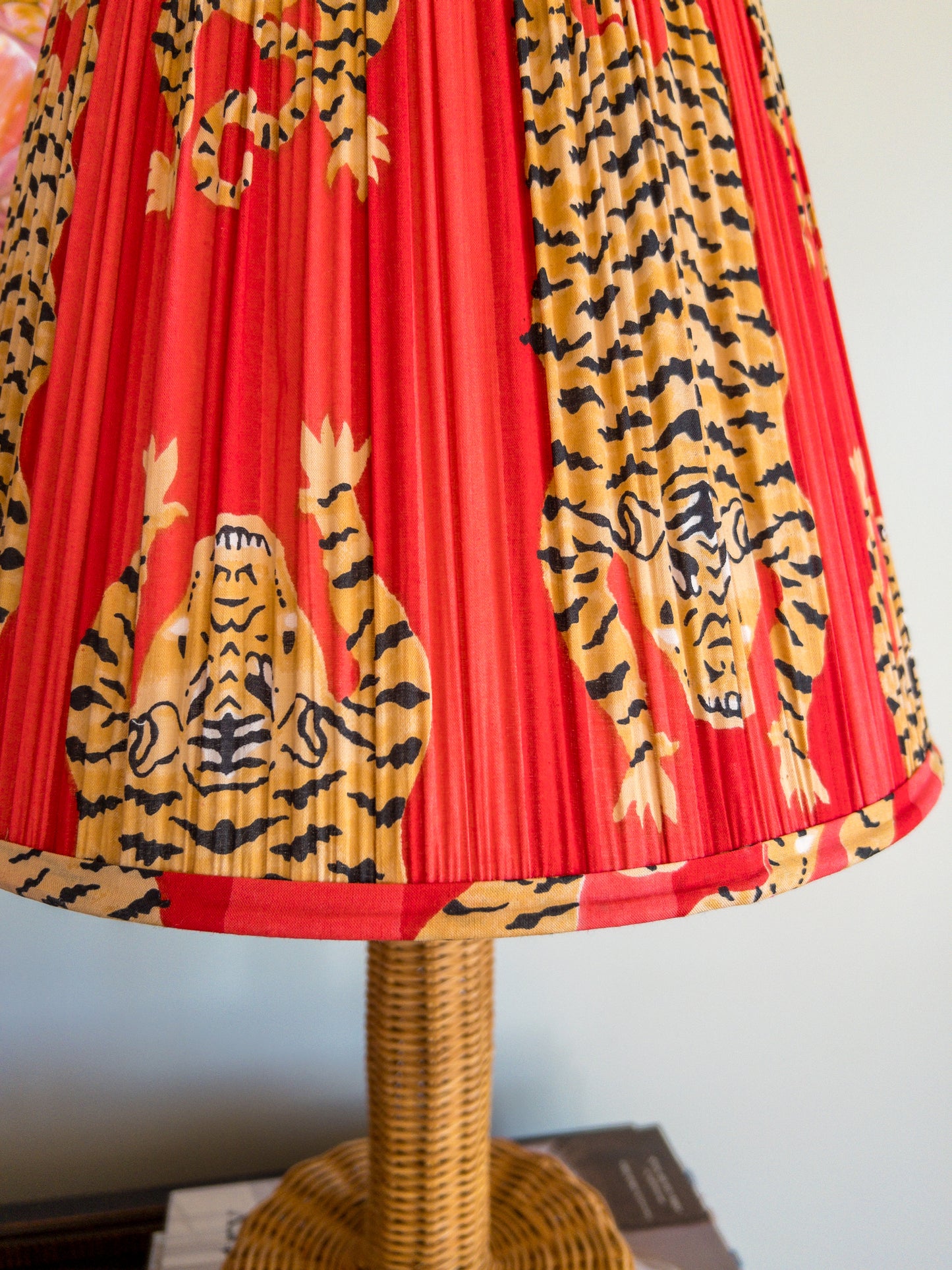 SALE Joseph Block Printed Pleated Lampshade