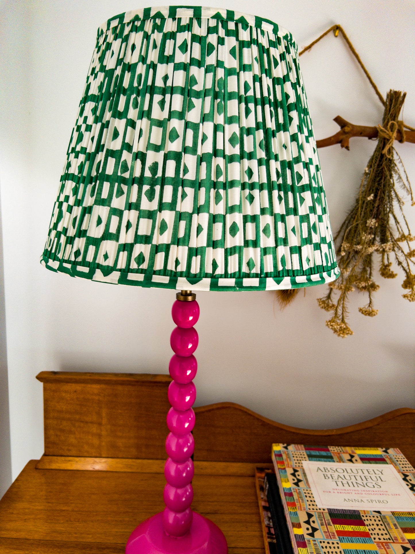 SALE Sam Block Printed Pleated Lampshade