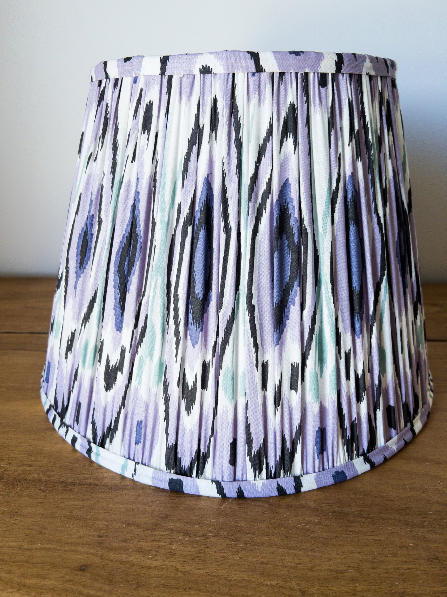 Mal Ikat Printed Pleated Lampshade