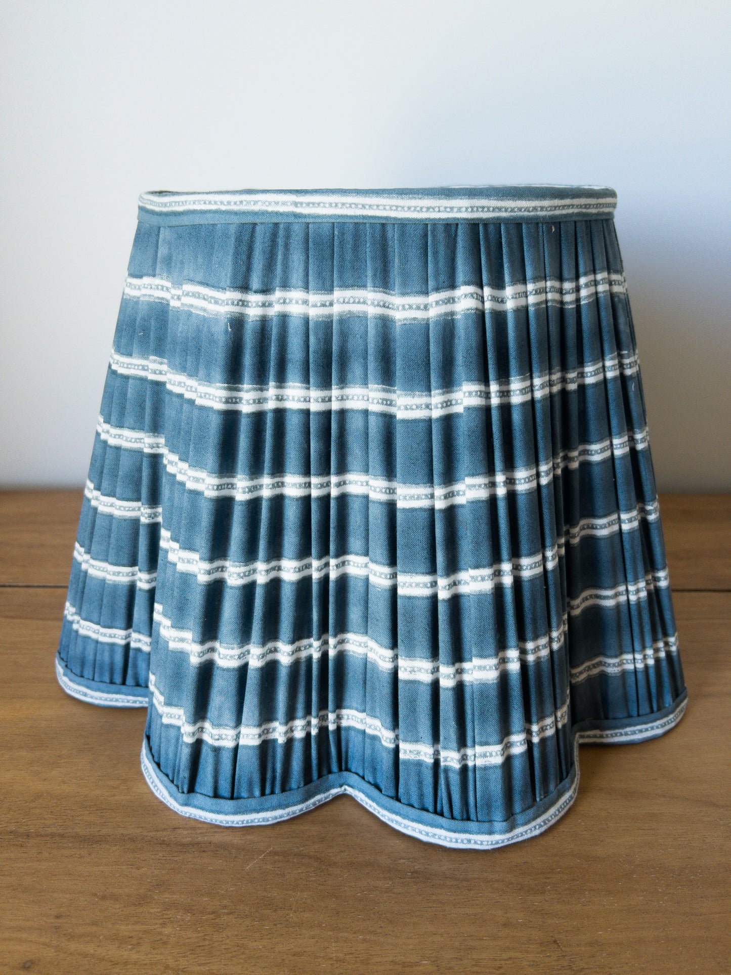 Melanie Block Printed Pleated Lampshade