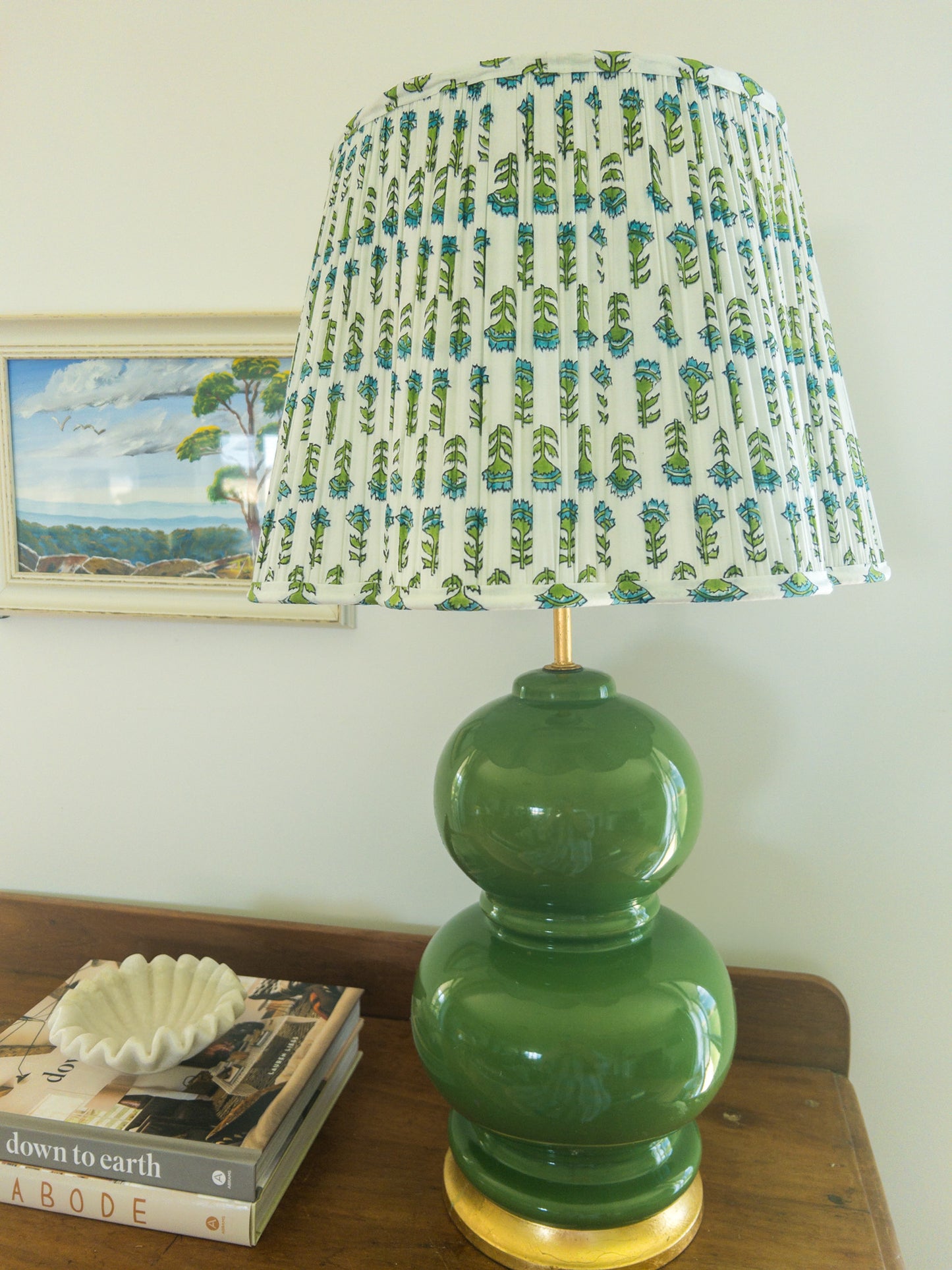 Shane Block Printed Pleated Lampshade