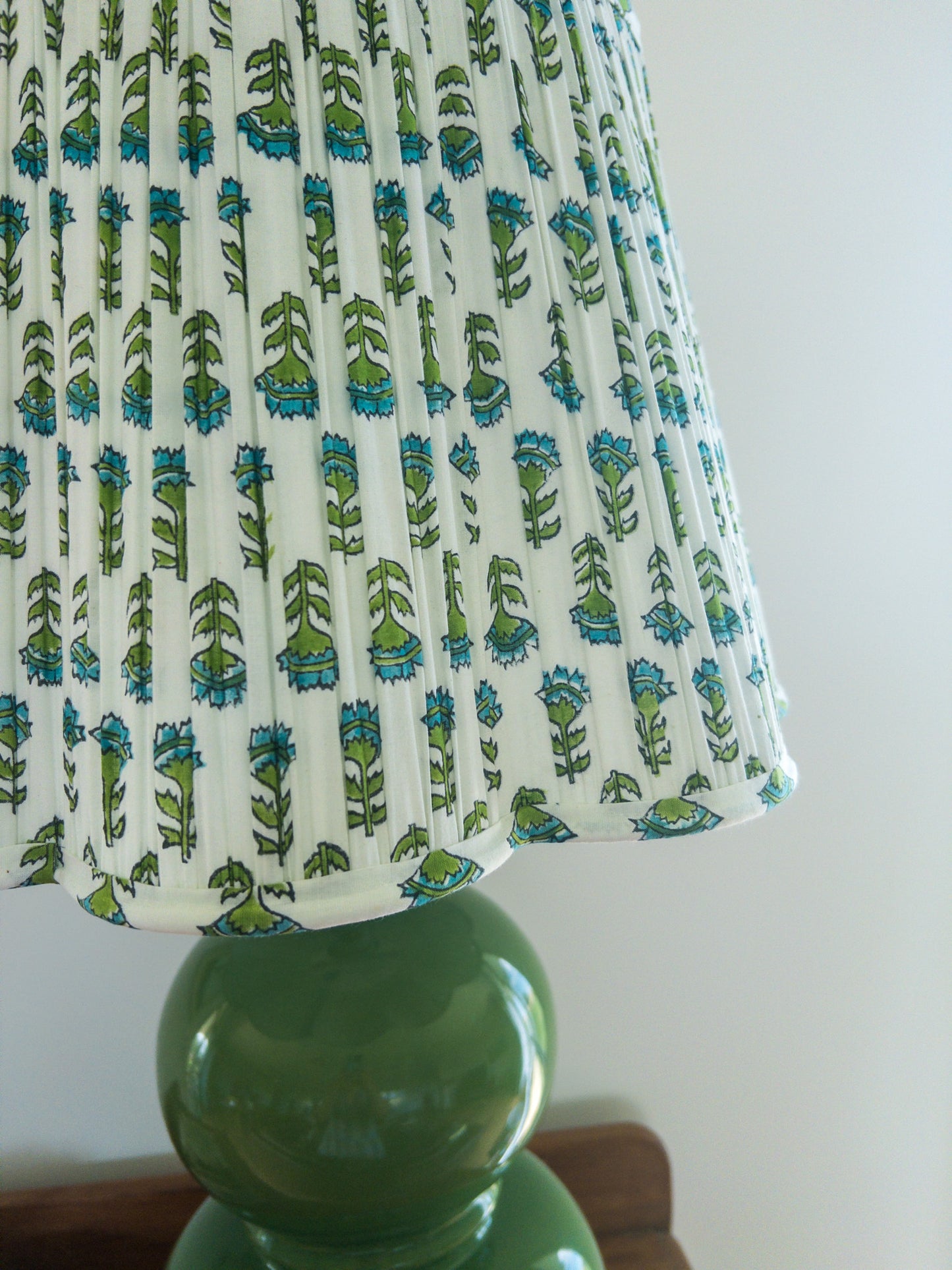 Shane Block Printed Pleated Lampshade