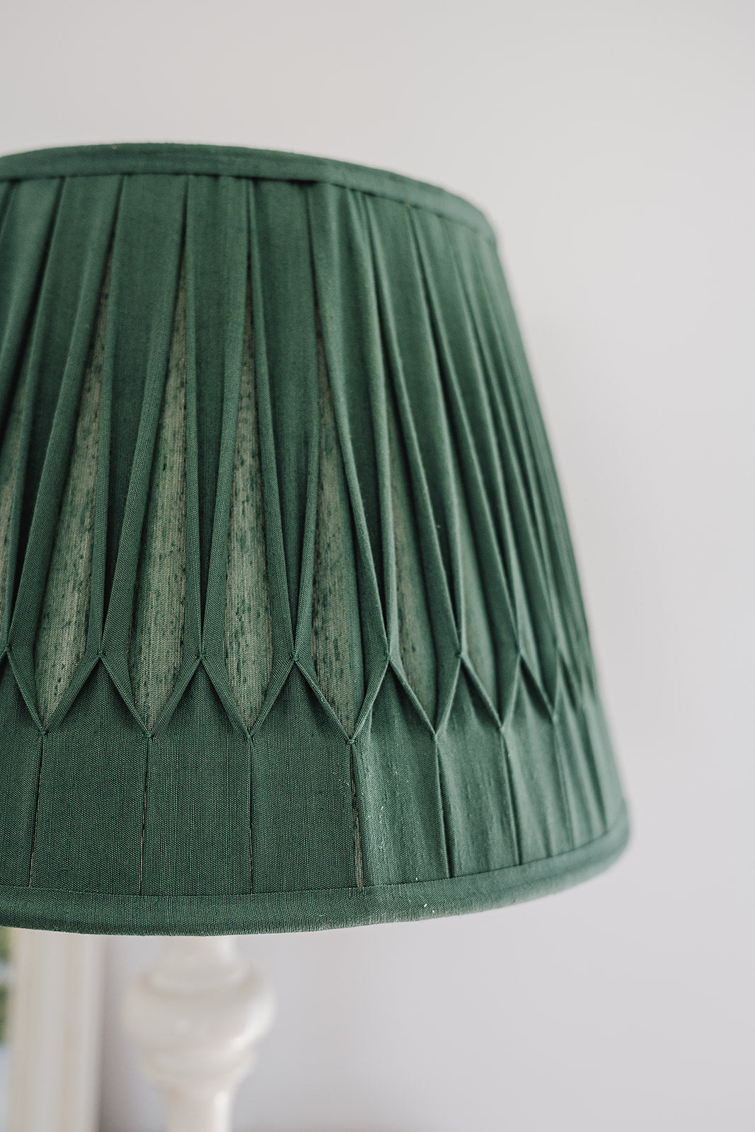 SALE William Silk Gathered Smock Pleat Lampshade