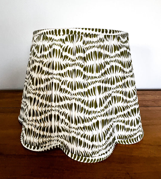 SALE Jodie Block Printed Pleated Lampshade