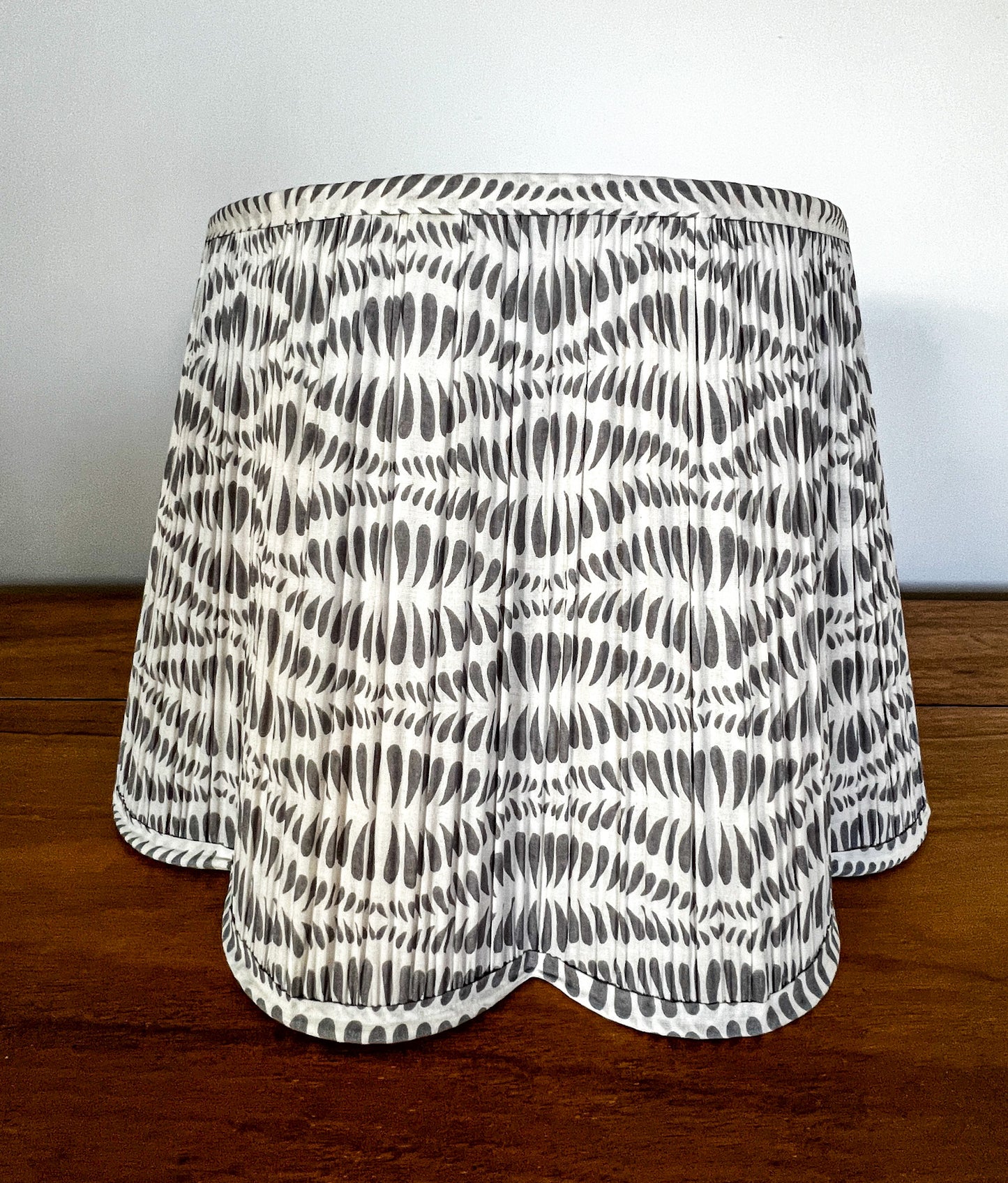 SALE Elaine Block Printed Pleated Lampshade