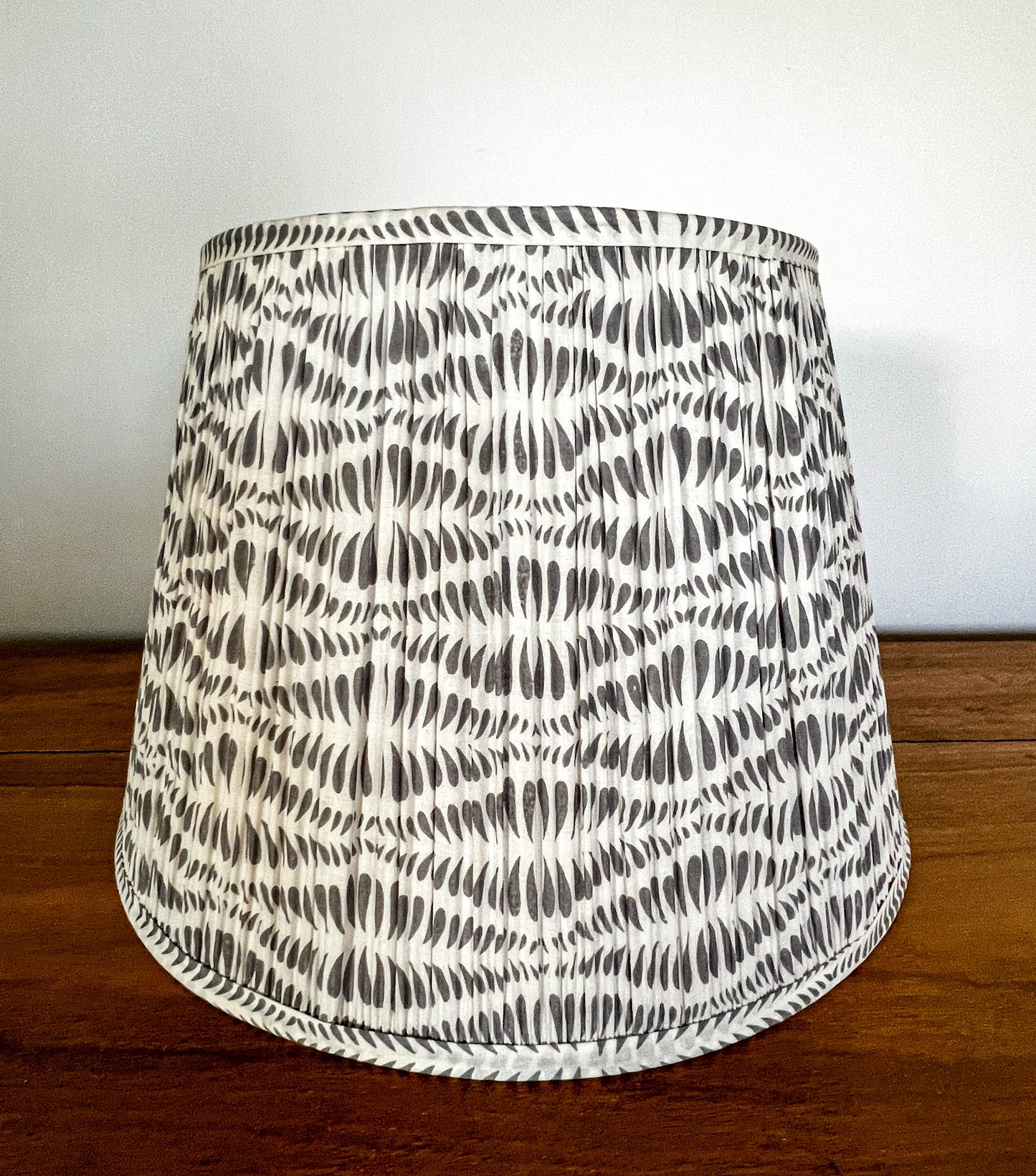 SALE Elaine Block Printed Pleated Lampshade