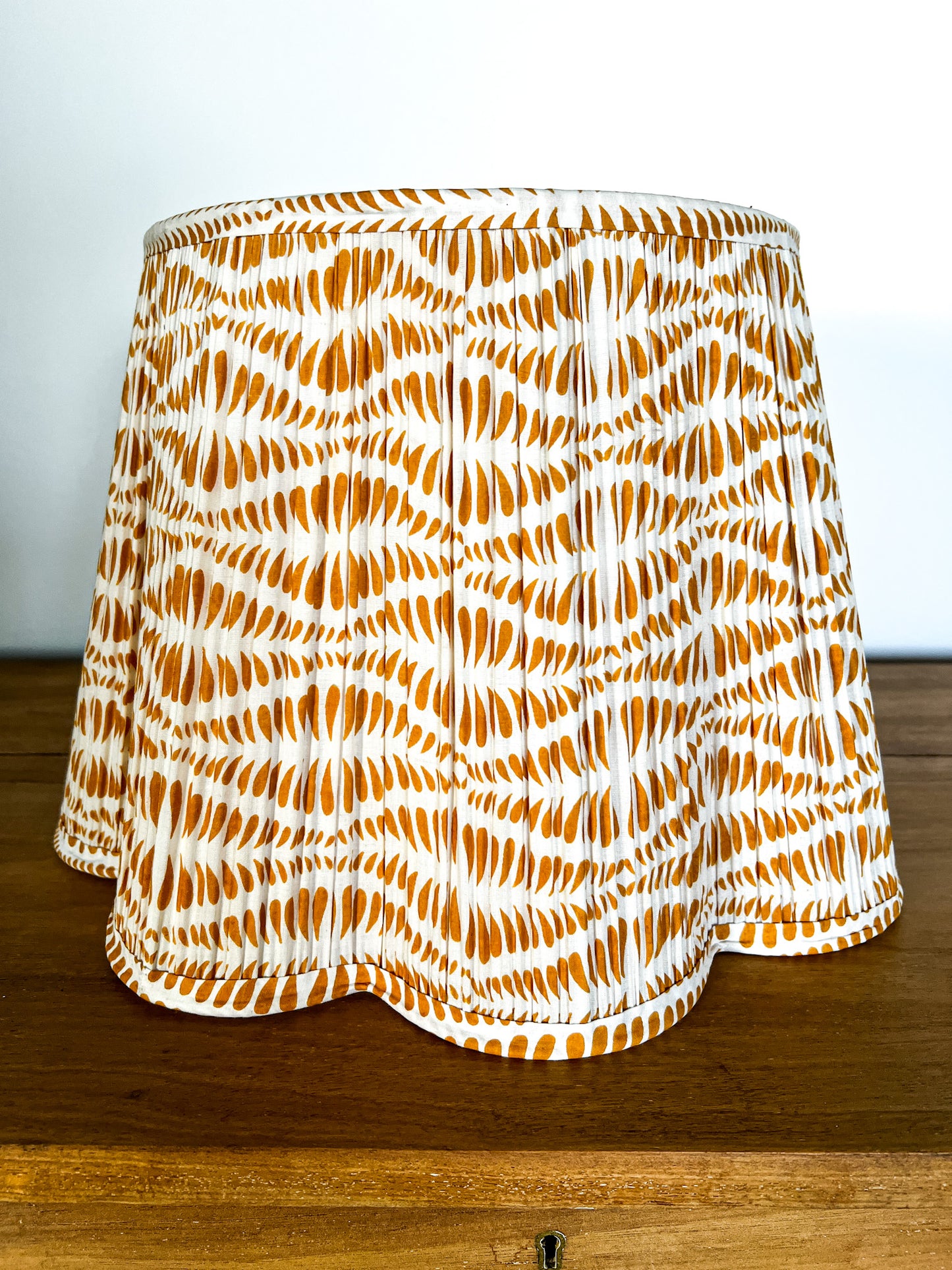 SALE Abby Block Printed Pleated Lampshade