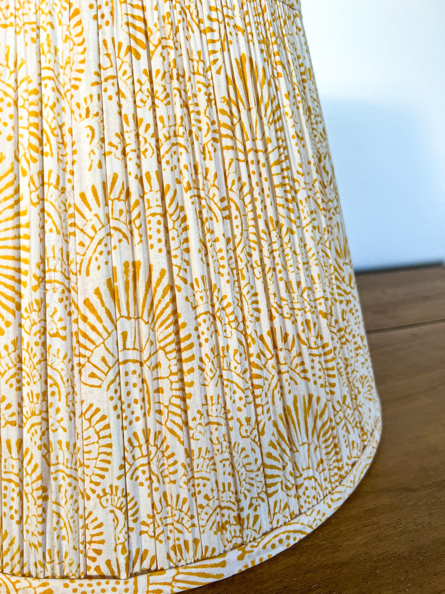 SALE Helen Block Printed Pleated Lampshade