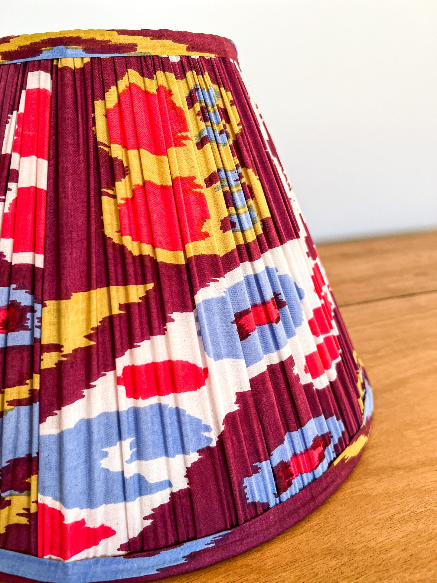 SALE Sonny Ikat Printed Pleated Lampshade