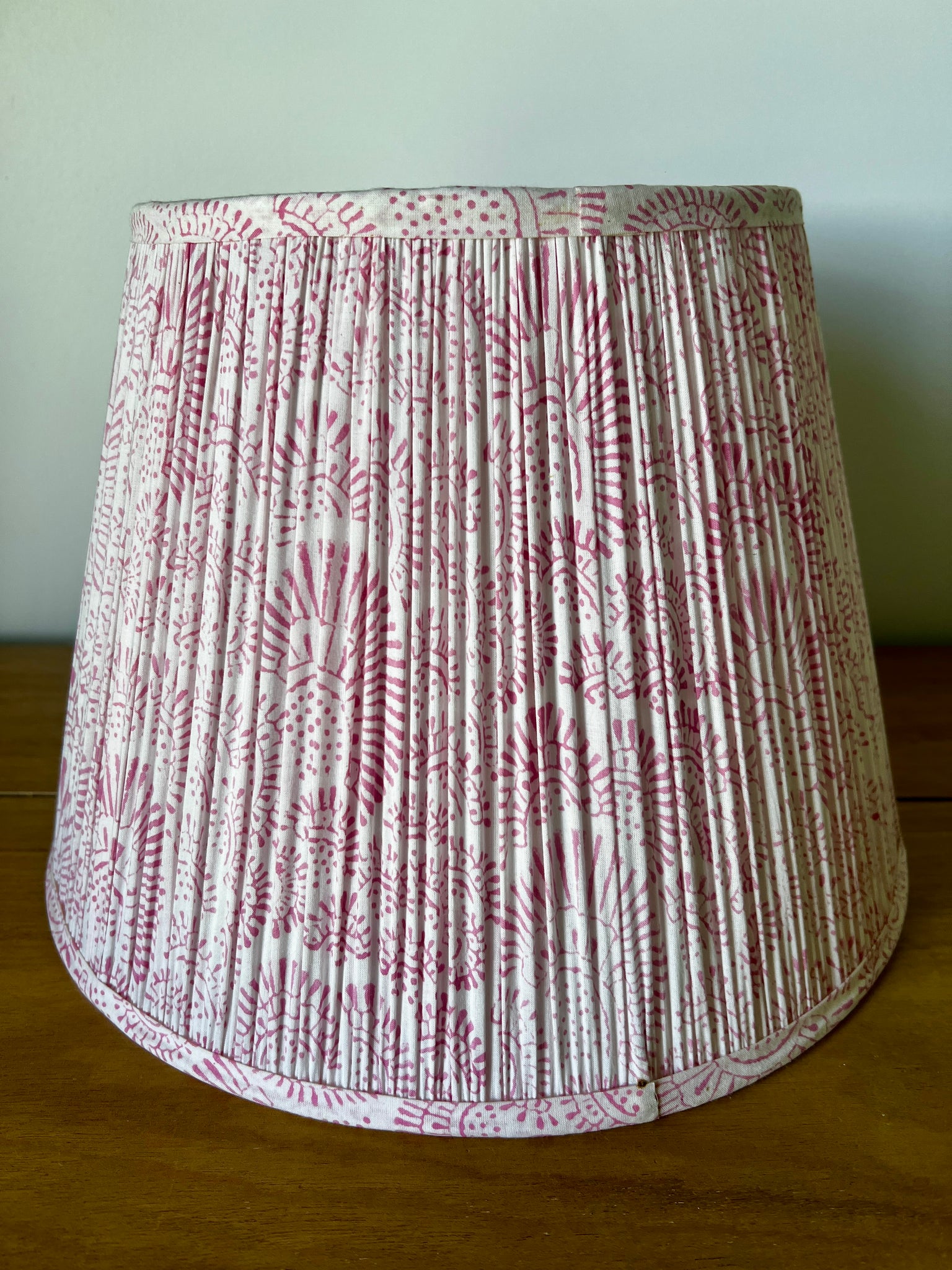 Not Perfect 4 - Summer Block Printed Pleated Lampshade