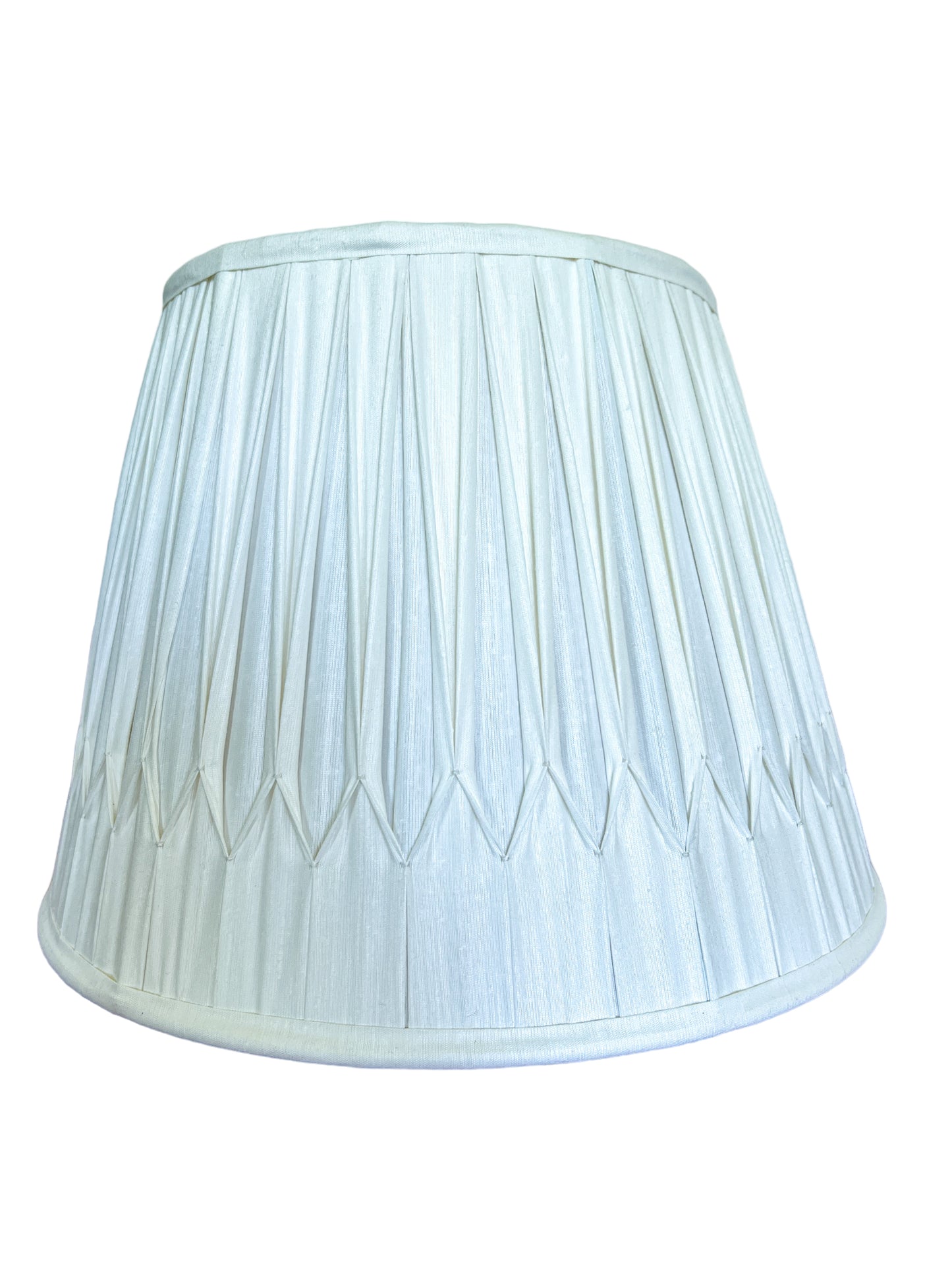 SALE William Silk Gathered Smock Pleat Lampshade