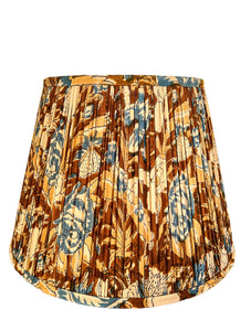 SALE Rhonda Block Printed Pleated Lampshade