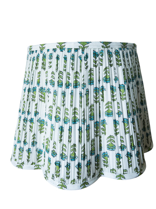 Shane Block Printed Pleated Lampshade