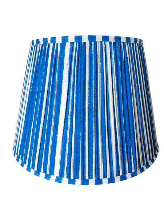 David Block Printed Pleated Lampshade