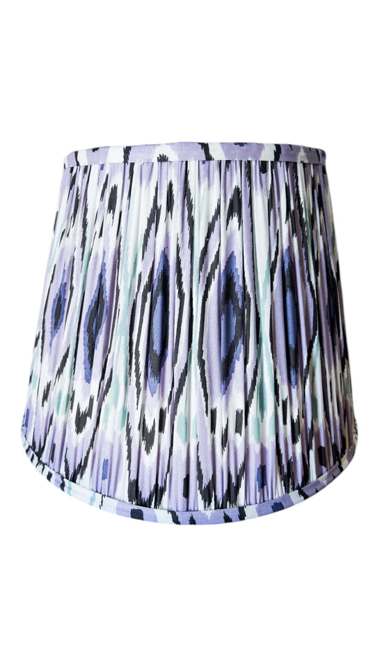 Mal Ikat Printed Pleated Lampshade