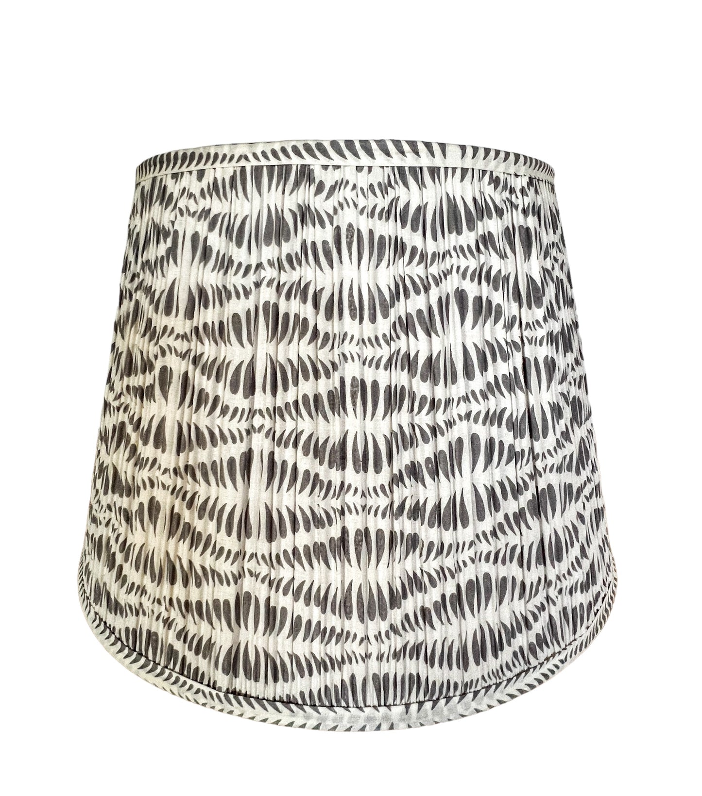 SALE Elaine Block Printed Pleated Lampshade