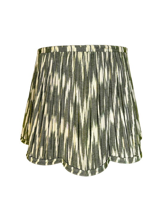 SALE Thomas Ikat Printed Pleated Lampshade