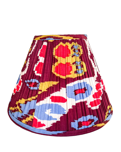 SALE Sonny Ikat Printed Pleated Lampshade