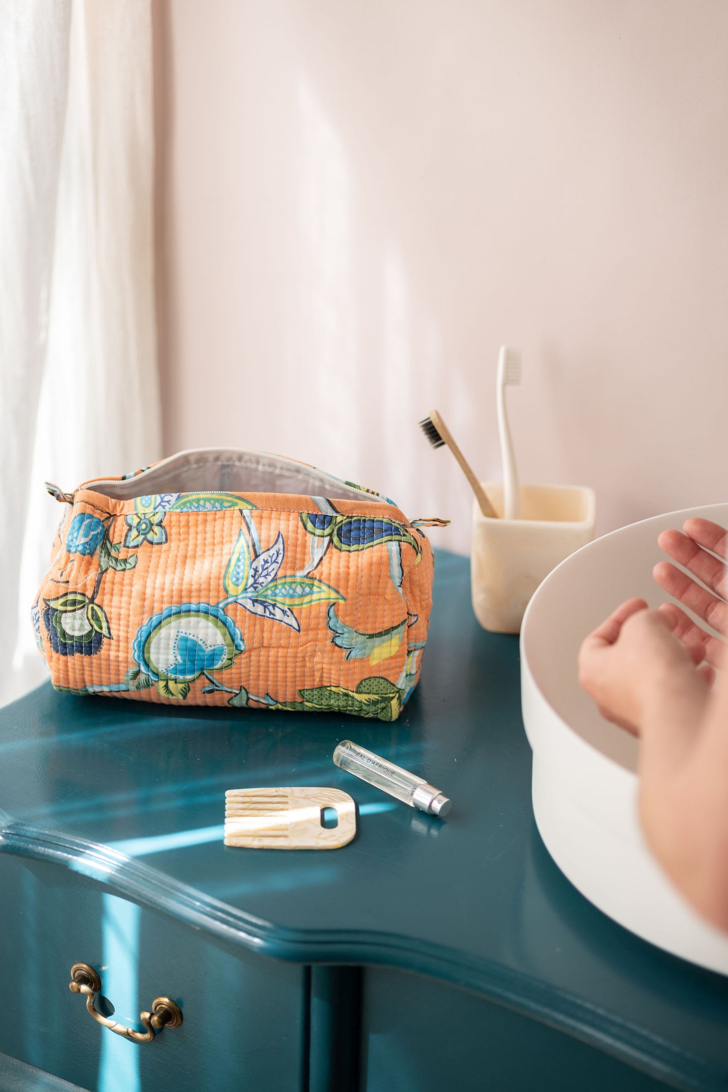 SALE Milton Quilted Cosmetic Bag